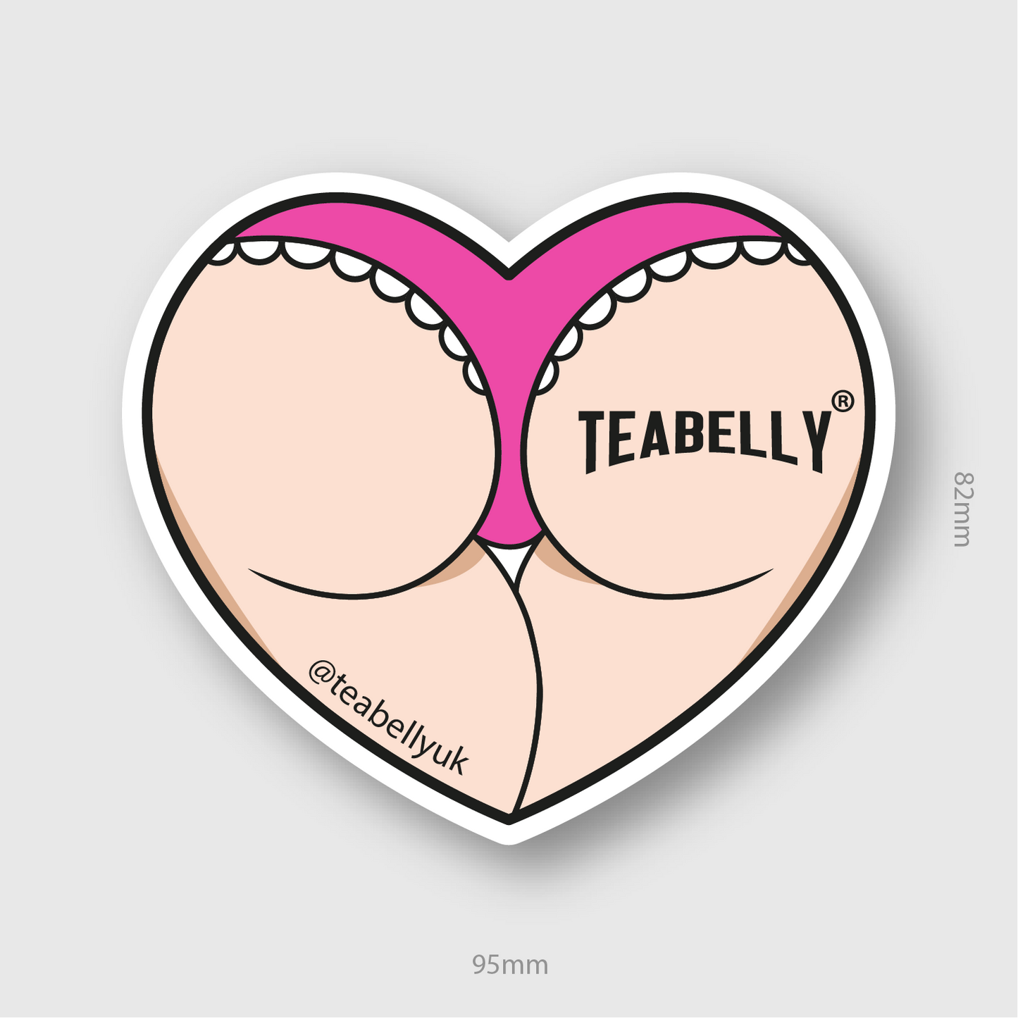 Cheeky Sticker