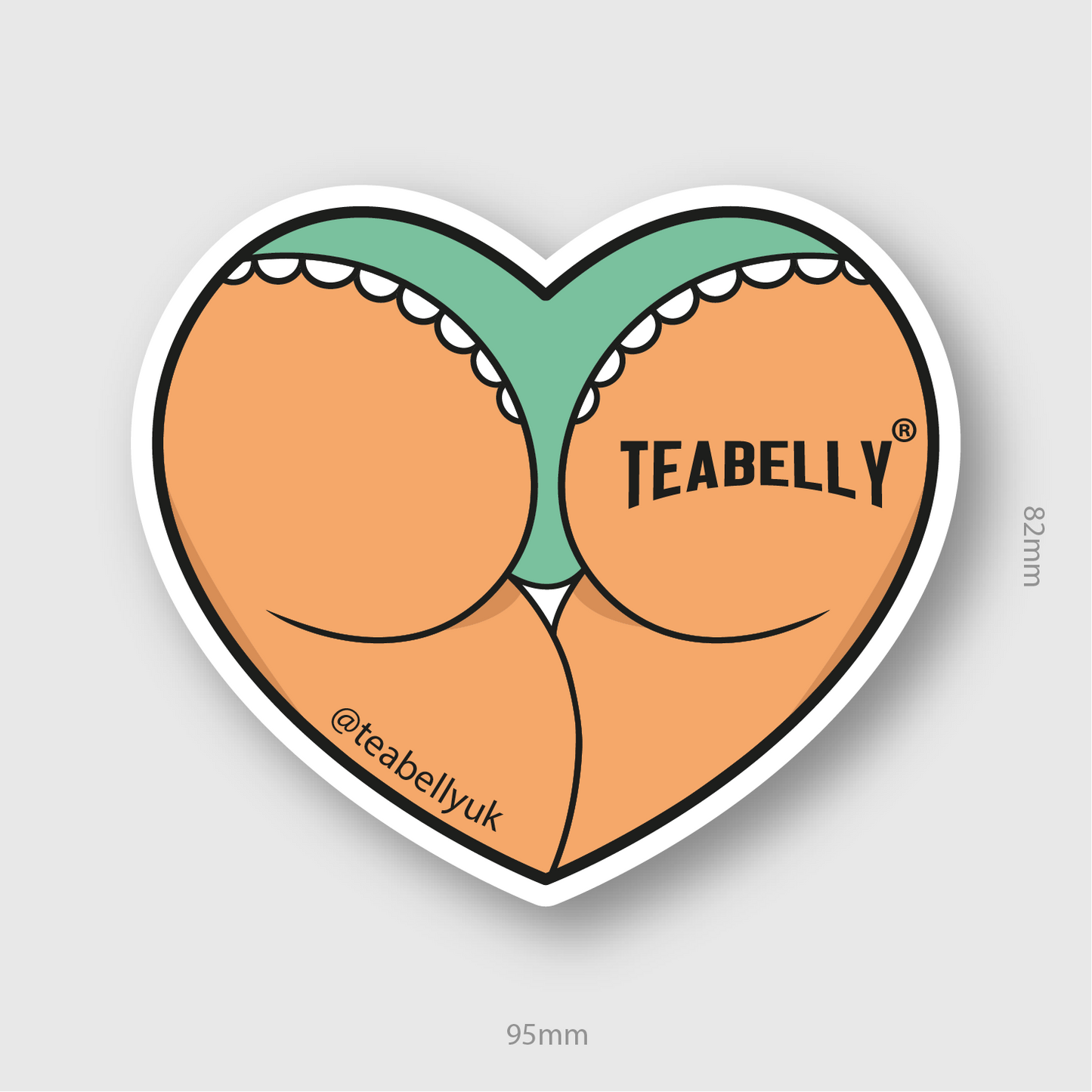 Cheeky Sticker