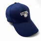 Navy blue cap with Teabelly logo on a white background